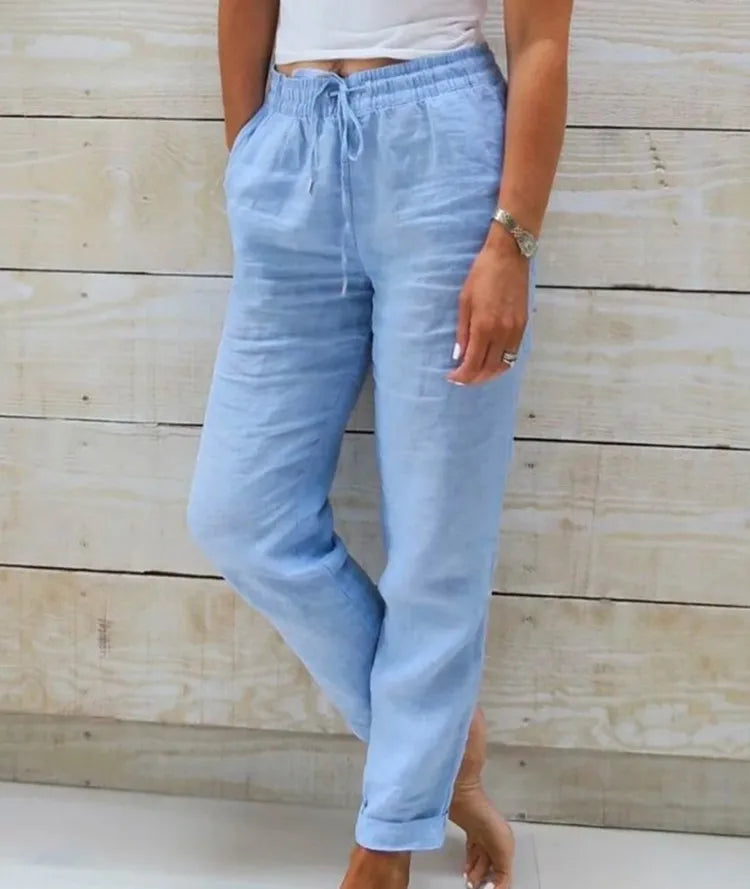 BLOC LINEN DRIFT PANTS