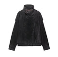 BLOC FAUX LEATHER JACKET