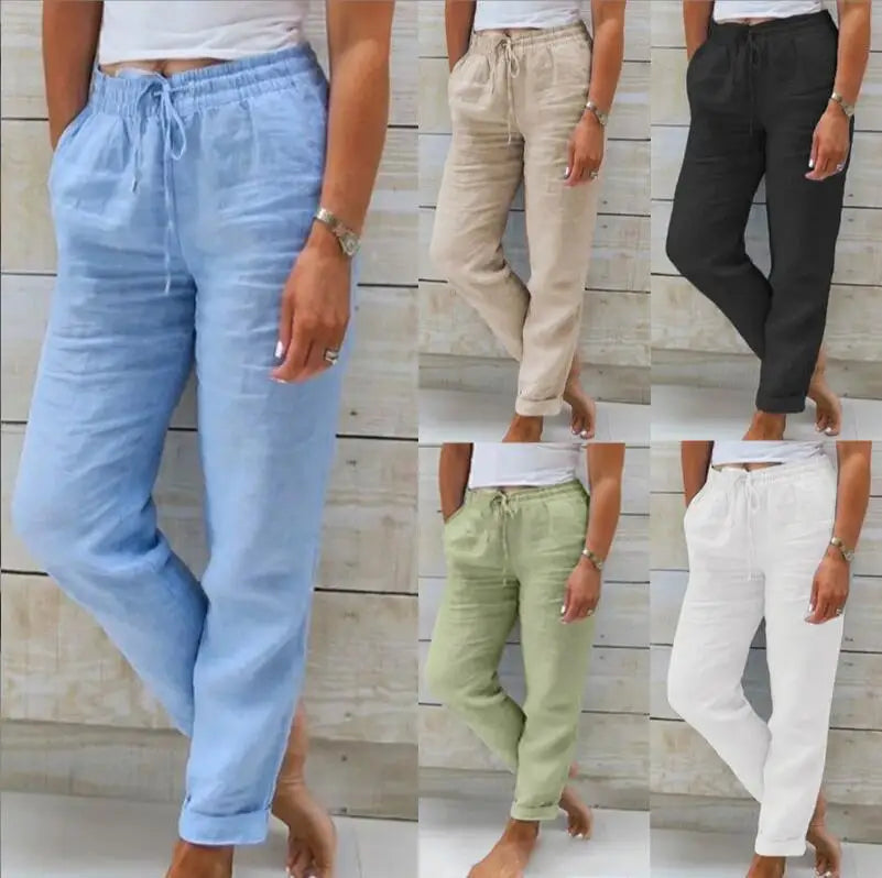 BLOC LINEN DRIFT PANTS