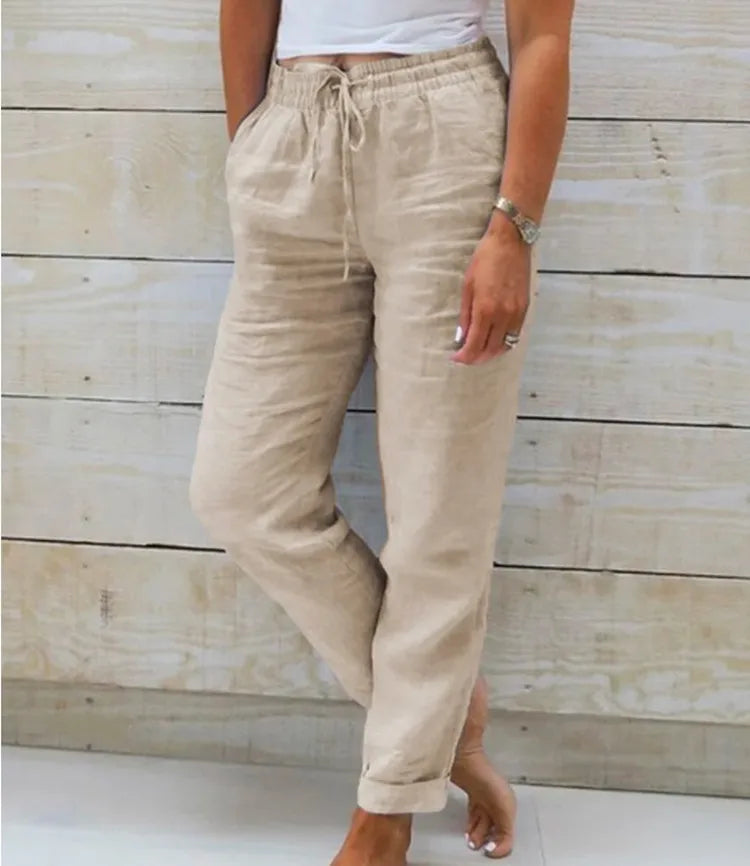 BLOC LINEN DRIFT PANTS