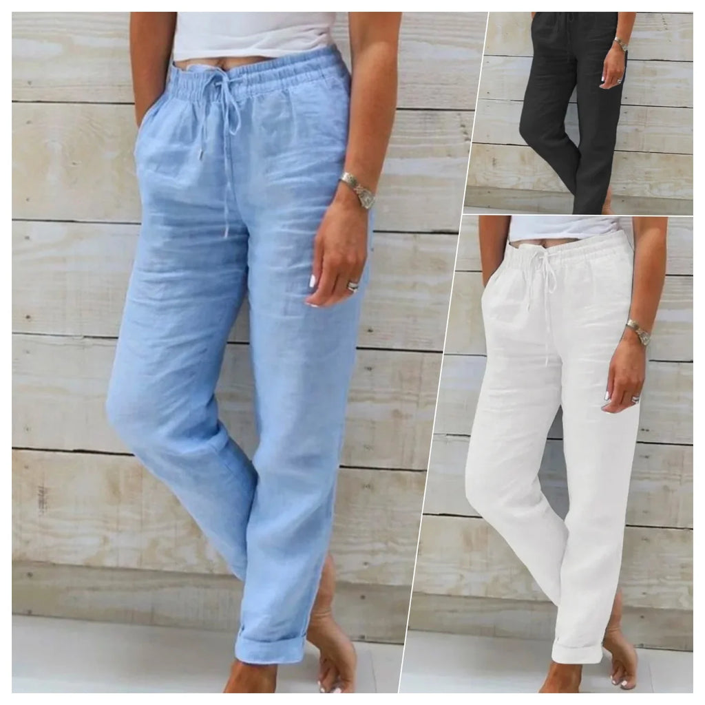 BLOC LINEN DRIFT PANTS