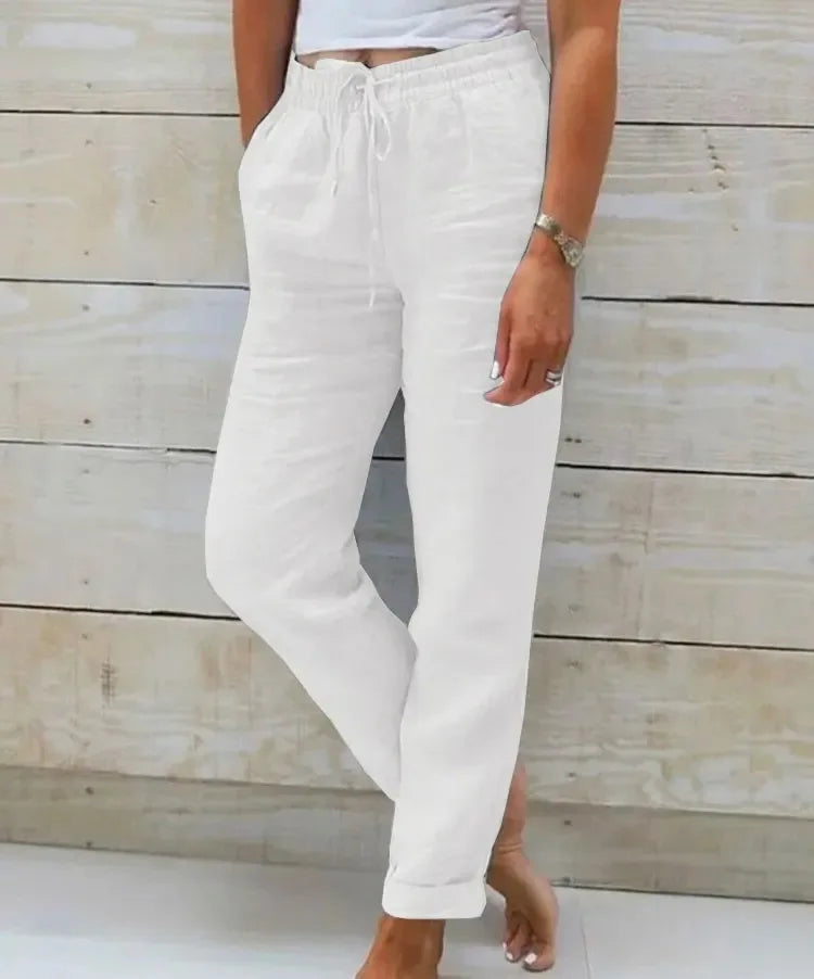 BLOC LINEN DRIFT PANTS