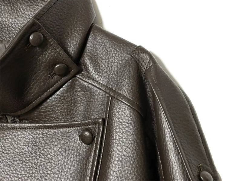 BLOC FAUX LEATHER JACKET
