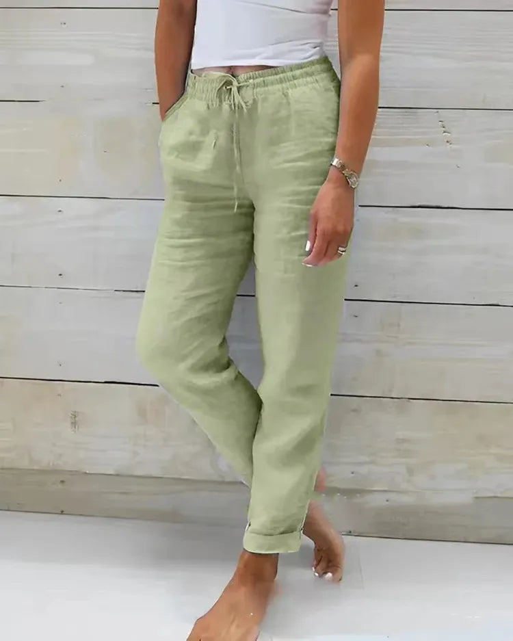 BLOC LINEN DRIFT PANTS